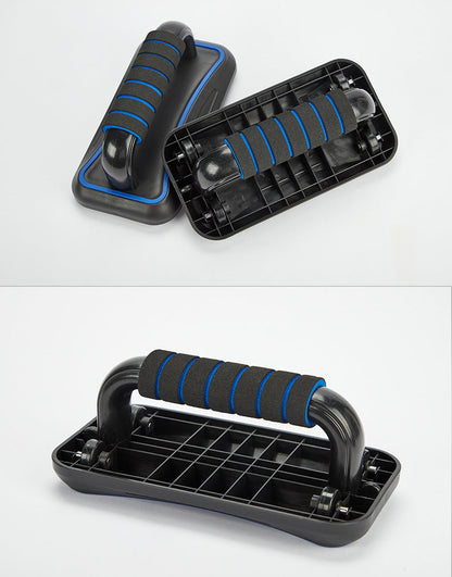 4-Wheel Ab Roller with Push-Up Stand for Fitness - Imagem 3